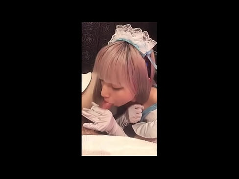 ❤️ Japanese Idol [mayuka], pakaian pembantu rumah Perancis, bahagian 1, blowjob dan jerk dengan losyen ❤❌ Lucah pada kami ms.sex00.top ❌️